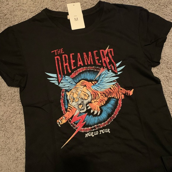 Dreamers Rock n Roll Band Graphic Tee - Picture 3 of 4